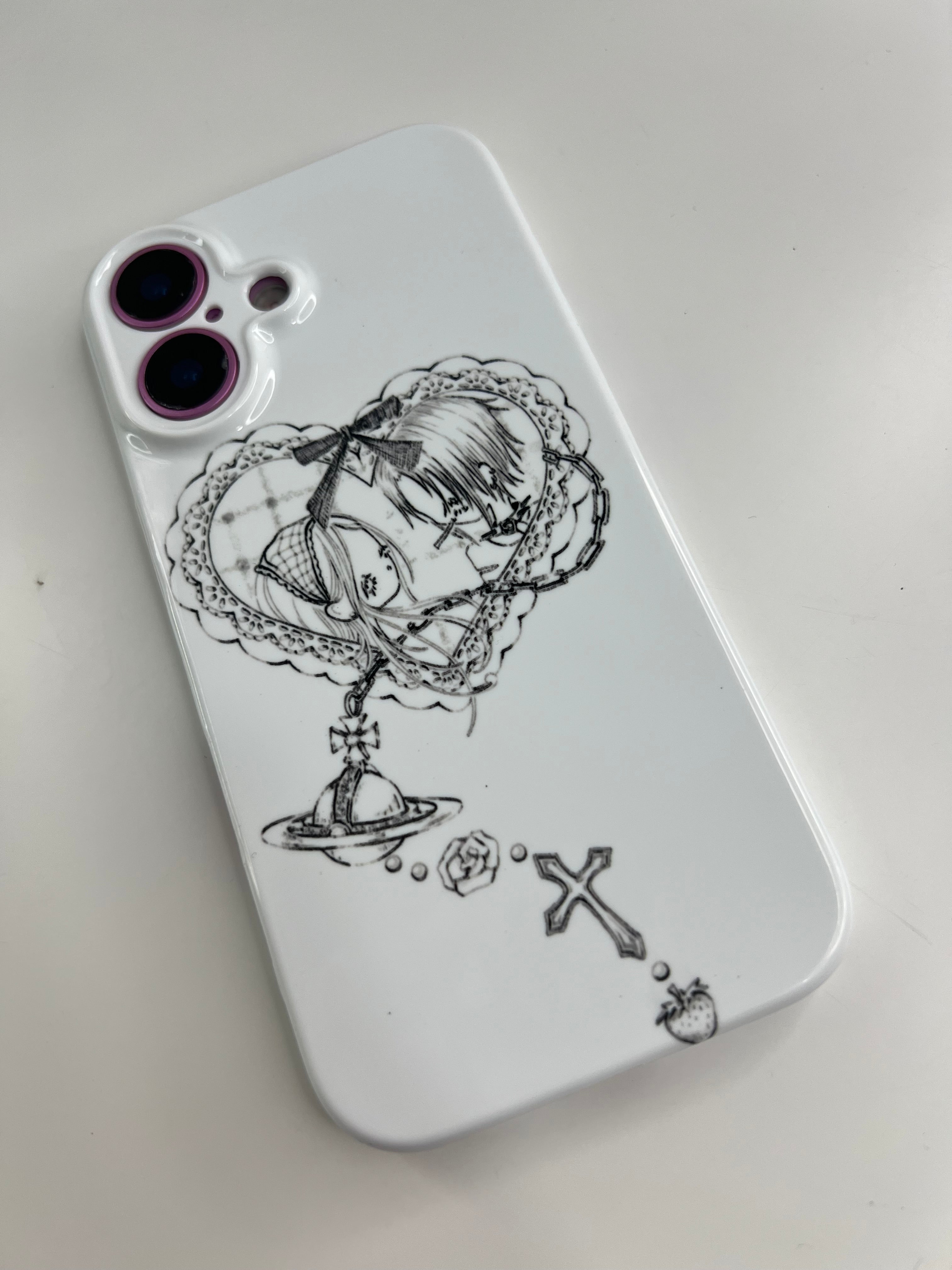 Nana Saturn Lace IPhone Case