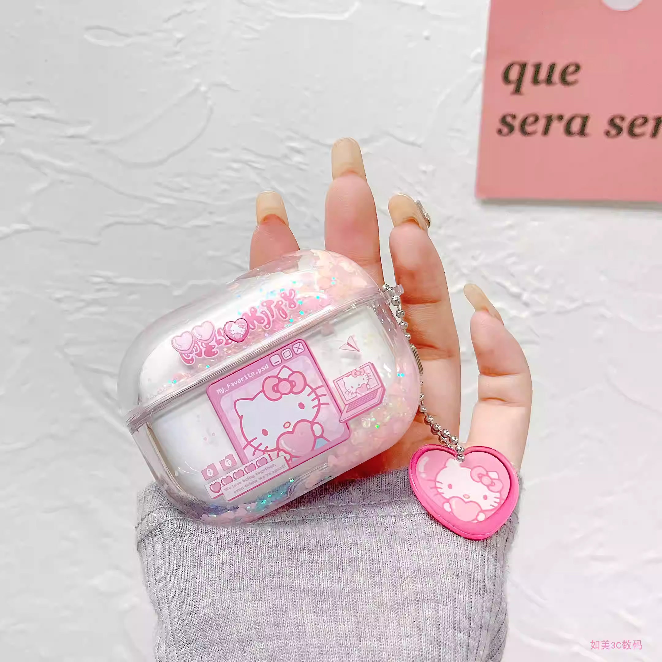 Hello Kitty Clear Airpods Case